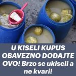 U KISELI KUPUS OBAVEZNO DODAJTE OVO! Brzo se ukiseli a ne kvari! U KISELI KUPUS OBAVEZNO DODAJTE OVO! Brzo se ukiseli a ne kvari! - featured image