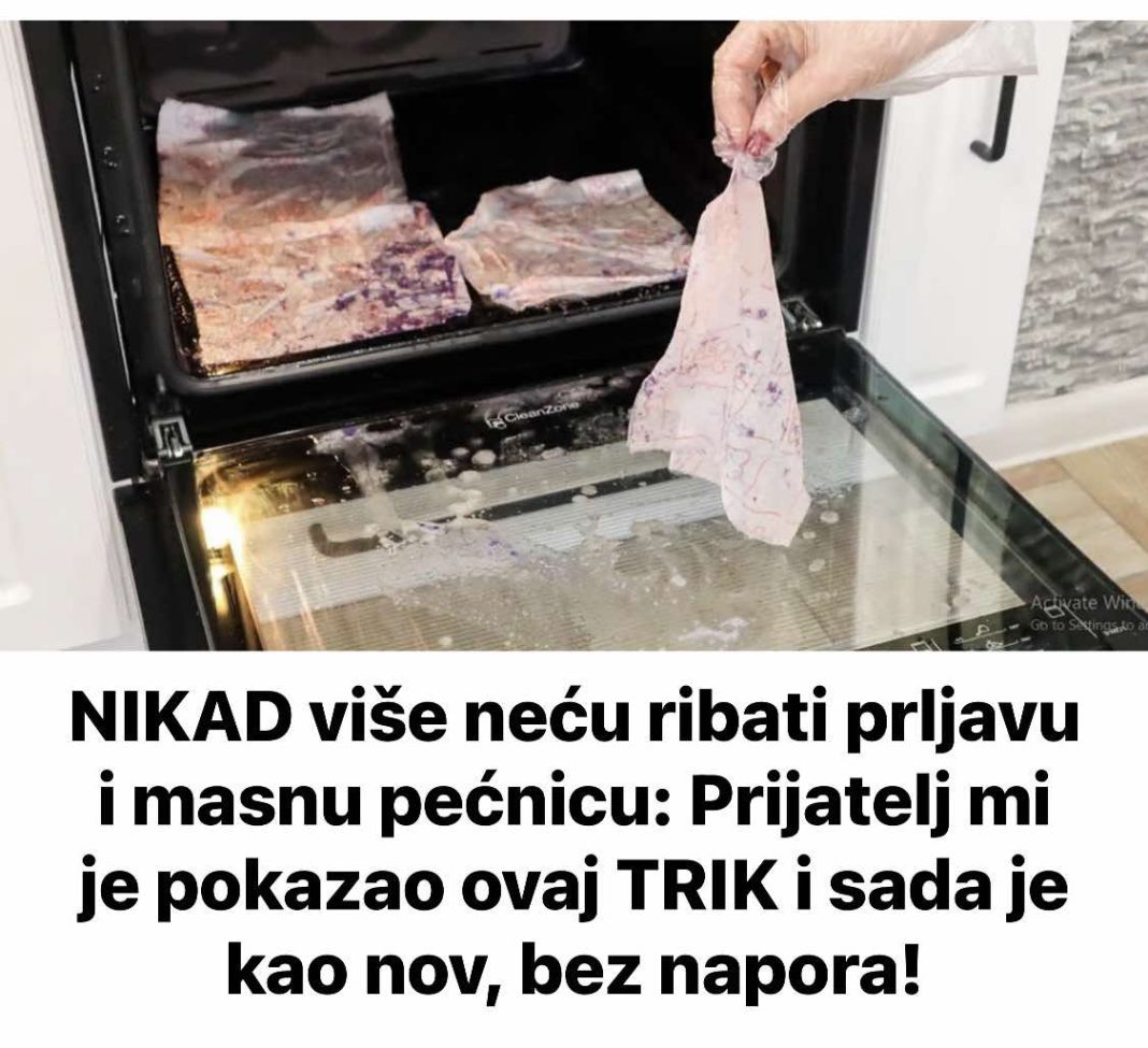NIKAD više neću ribati prljavu i masnu pećnicu: Prijatelj mi je pokazao ovaj TRIK i sada je kao nov, bez napora! - featured image