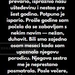 “Moj bivši muž me je prevario, ispraznio našu ušteđevinu i nestao pre šest godina…” “Moj bivši muž me je prevario, ispraznio našu ušteđevinu i nestao pre šest godina…” - featured image