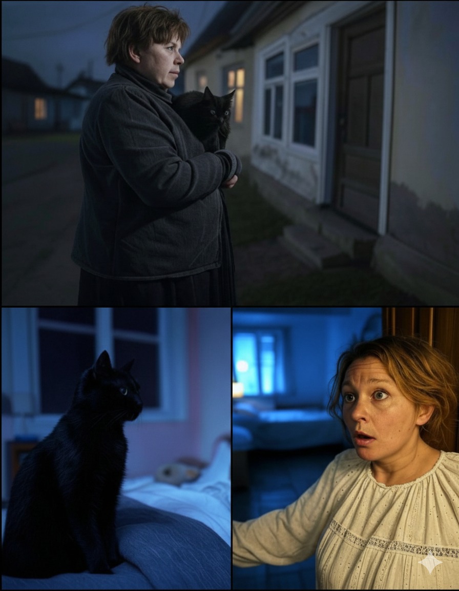 “Nepoznata žena sa crnim mačkom ušla je u naš dom: Ono što je majka videla u sobi sa bolesnom ćerkom ostavilo je sve bez reči!” - featured image “Nepoznata žena sa crnim mačkom ušla je u naš dom: Ono što je majka videla u sobi sa bolesnom ćerkom ostavilo je sve bez reči!” - featured image