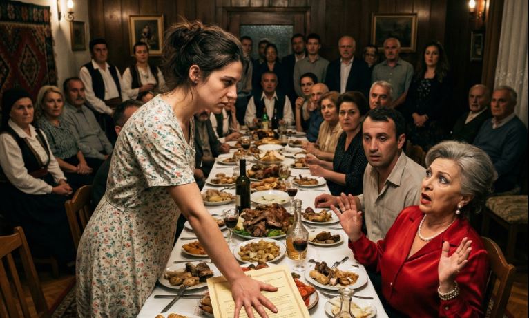 Svekrva ju je pred punom kućom gostiju nazvala sirotinjom, a onda je snaha izvadila papir koji je prekinuo slavu - featured image Svekrva ju je pred punom kućom gostiju nazvala sirotinjom, a onda je snaha izvadila papir koji je prekinuo slavu - featured image