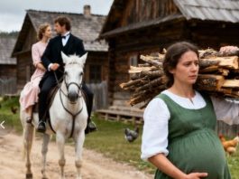 Farmer je jahao sa svojom djevojkom… i ukočio se kada je vidio svoju trudnu bivšu ženu kako nosi drva za ogrjev… Farmer je jahao sa svojom djevojkom… i ukočio se kada je vidio svoju trudnu bivšu ženu kako nosi drva za ogrjev… - featured image