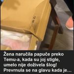 Žena naručila papuče preko Temu-a, kada su joj stigle, umelo nije doživela šlog! Prevrnula se na glavu kada je… Žena naručila papuče preko Temu-a, kada su joj stigle, umelo nije doživela šlog! Prevrnula se na glavu kada je… - featured image